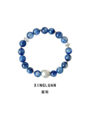 Xingluan | Natural Kyanite Bracelet – Emotional Balance & Modern Elegance