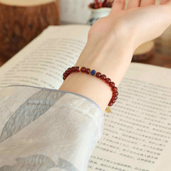 Zhuyao Hong | Garnet & Kyanite Bracelet – Love & Protection