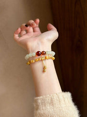 Chunhui Manying | Golden Tiger’s Eye Bracelet – Wealth & Confidence