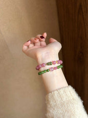 Jinkui | Natural Hetian Green Jade Bracelet – Harmony & Prosperity