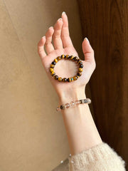 Liuguang Jinzhan | Natural Tiger’s Eye Bracelet – Confidence & Protection