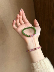 Jinkui | Natural Hetian Green Jade Bracelet – Harmony & Prosperity