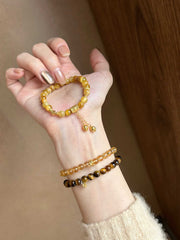 Chunhui Manying | Golden Tiger’s Eye Bracelet – Wealth & Confidence