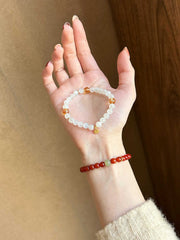 Mingxi | Natural Moonstone & Yellow Apatite Bracelet – Clarity & Joy