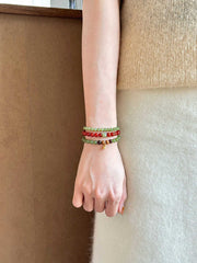 Yanzhao | Natural Red Agate Bracelet – New Chinese Elegance