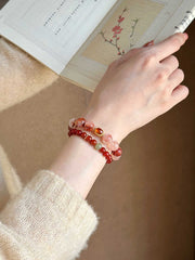 Chimeng Li | Red Rutilated Quartz Bracelet – Luck & Vitality
