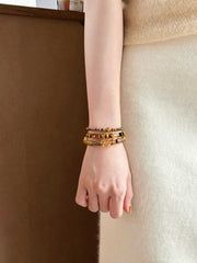 Fuguang Jingrui | Tiger’s Eye & Citrine Bracelet – Wealth & Positive Energy