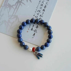 Taquezhi | Lapis Lazuli Bracelet – Wisdom & Elegance