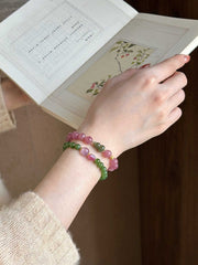 Jinkui | Natural Hetian Green Jade Bracelet – Harmony & Prosperity