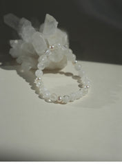 Shuangjiang | Snow Phantom Quartz Bracelet – Calm & Prosperity
