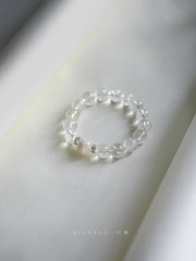 Bingyun | High Clarity Clear Quartz & Phantom Quartz Bracelet – Prosperity & Clarity