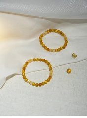 Yingqiuchi | Golden Tiger’s Eye & Citrine Bracelet – Wealth & Confidence