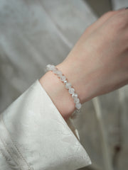 Shuangjiang | Snow Phantom Quartz Bracelet – Calm & Prosperity