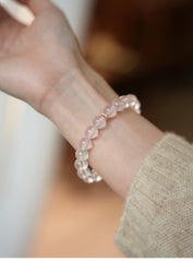 Xiaochi | Star Rose Quartz Bracelet – Love & Radiance