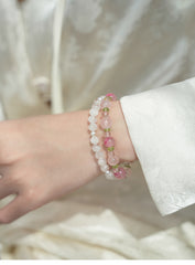 Shuangjiang | Snow Phantom Quartz Bracelet – Calm & Prosperity