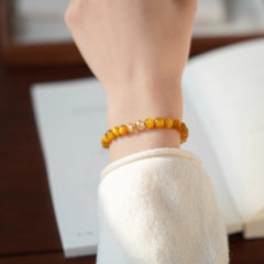 Yingqiuchi | Golden Tiger’s Eye & Citrine Bracelet – Wealth & Confidence
