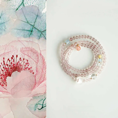 Yunzhi | Strawberry Quartz & Southern Red Agate Necklace – Love & Elegance