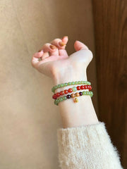 Yanzhao | Natural Red Agate Bracelet – New Chinese Elegance