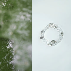 Yanluan | Clear Quartz &amp; Green Phantom Bracelet – Abundance &amp; Clarity